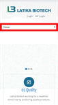 Mobile Screenshot of latikabiotechindia.com